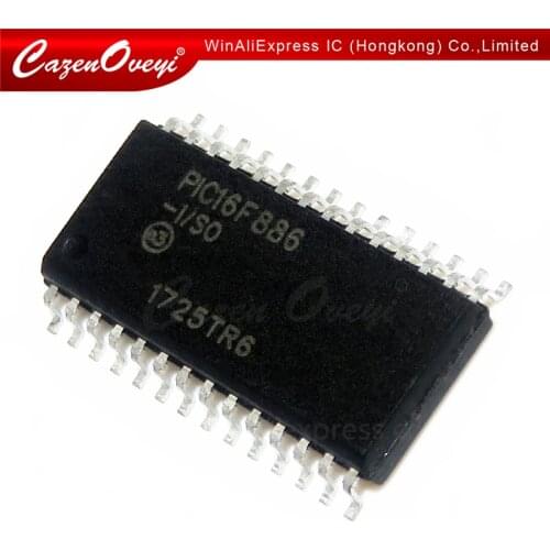 10pcs/lot PIC16F886 PIC16F886-I/SO SOP-28 In Stock