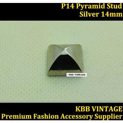 10PC Fashion Pyramid Stud Screwback Rock DIY Leathercraft P14 Silver
