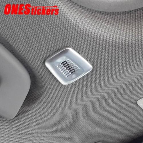 2PCS ABS Chrome Car Roof Microphone Protective Cover Trim For BMW 3 Series G20 G28 325li 325i 2019 2020 Car Styling Accessories