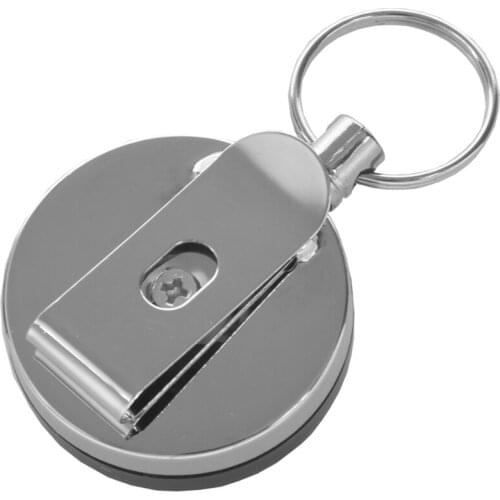 2pcs Heavy Duty Retractable Reel Badge ID Holder Belf Clip Nurse Name Card