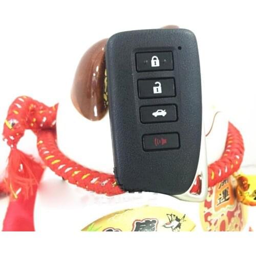 4 Buttons Replacement Smart Remote Key Shell Case For Lexus IS ES GS NX RX With Insert Key Blade Fob Key Cover