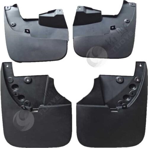 4pcs Premium Auto Front&Rear Heavy Duty Molded Flares Splash Mud Flaps Guards Fenders For Toyota Tundra 2012-2017