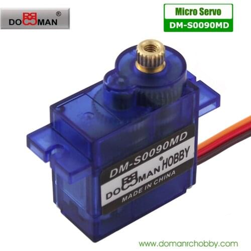 9g 360 degree continuous rotation servo 1pcs/lot DM-S0090MD-R full metal gears rc digital servo for robot