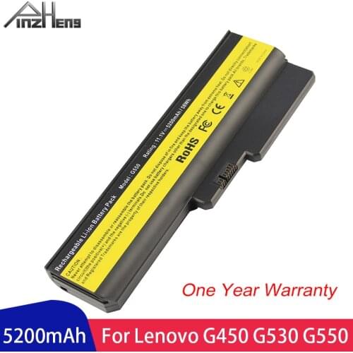 PINZHENG Laptop Battery For Lenovo G450 G530 G550 Z360 G430A G360 B460 V460 121001071 L09C6Y02 121001091 57Y6454 Laptop Bateria