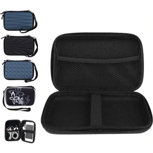 2.5"3.5" HDD Protect Bag External USB Hard Drive Disk Carry Usb Cable Case Cover Pouch Earphone Bag for PC Laptop Hard Disk Case