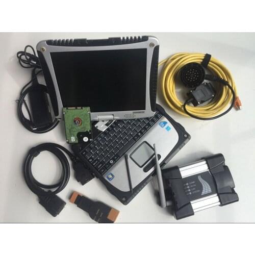 For bmw diagnostic wifi icom nest for bmw scan tool pro 2020 used laptops computers cf19 touch hdd 500gb ista software win7