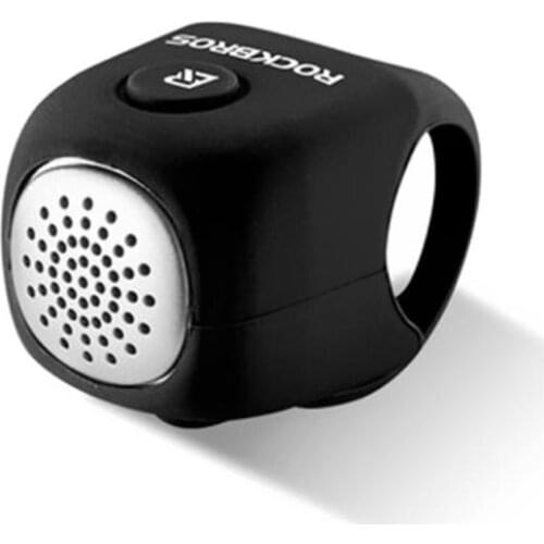 ROCKBROS Electric Cycling Bells Horn Rainproof MTB Bicycle Handlebar Bell Silica gel Shell Ring Saving Bell Bicycle Accessory