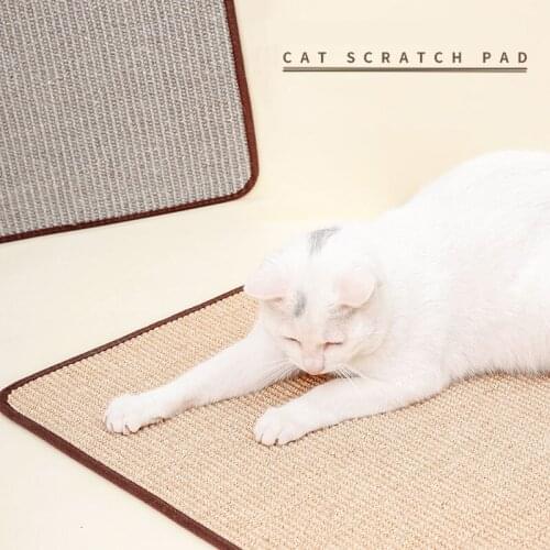 Cat Scratch Pad Sisal Non-dandruff Cat Litter Pad Claw Sharpener Wear-resistant Anti-scratch Sofa Protection Sleeping Pad