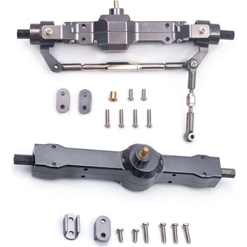 Metal Front Rear Bridge Axle Accessories for WPL 1/16 HengLong Truck RC Car Toy Set kit DIY Kids Replacement