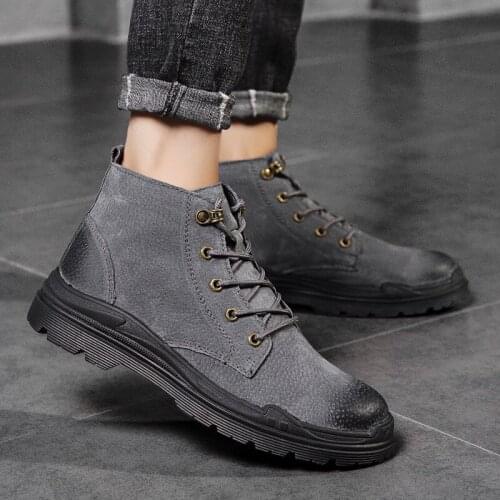 Men Shoe Shoes Boots Mens Winter Moto Bots For Rubber MenS Platform Walking With Free Shipping Man Luxury Brand Cowboy Casual