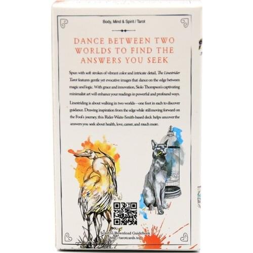 2021 New 78 Cards Deck The Linestrider Tarot Full English Oracle Divination Fate Game