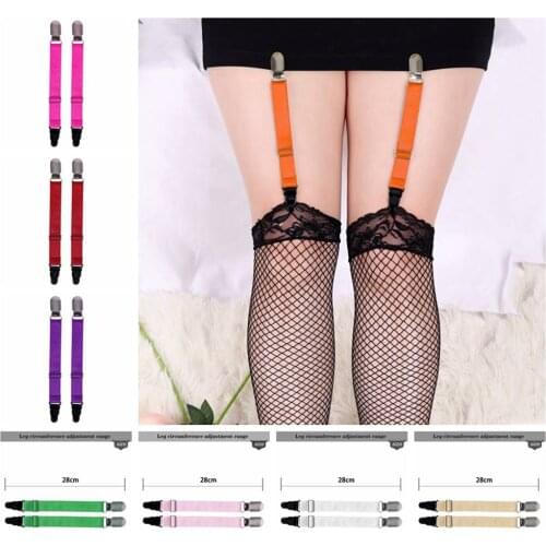 Goth Harness A Pair Stockings Clip Colour Garters Womens Belt Leg Body Bondage Sexy Punk Suspenders Exotic Lingerie Accessories