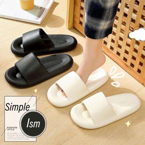 Summer Women Slippers Men EVA Letter Design Sandals Woman 2021 Fashion Couples Casual Beach Flip Flops Soft Sole Non-Slip Slides