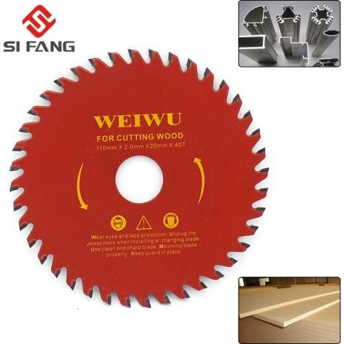 SI FANG 100mm(4inch) 40T Carbide Circular Saw Blade Cutting Saw Blade Bore 25.4mm for Woodworking Cutting Electric Tool Fittings