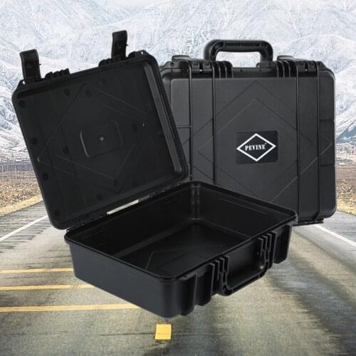 Protective Safety Case ABS Plastic Toolbox Outdoor Shockproof Tool Case Impact Resistant Suitcase Equipment Tool Box With Sponge