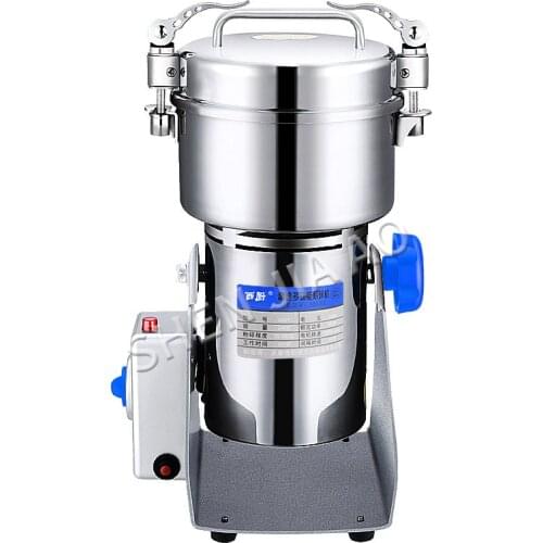 800Y Stainless Steel Grain Grinder Machine 800g Household Electric Medicine Mill Super Fine Powder Grinding Machine 220V 1PC
