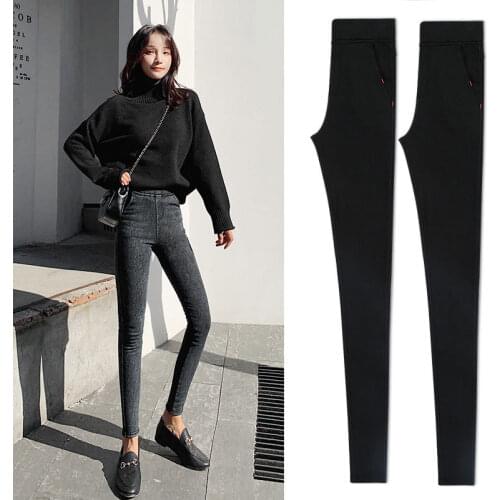 6xl High Waist Magic Pencil Women Pants Summer Spring Autumn Solid Lastic Trousers Women Solid Fleece Winter Cargo Pants Women