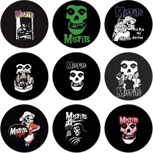 The Misfits Glenn Danzig Icons Pins Badge Decoration Brooches Metal Badges For Backpack Decoration