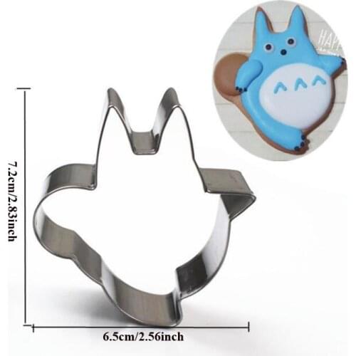 1pcs patisserie reposteria gateau Baking Cartoon Totoro Cookie Cutter Moldes Fondant Cake Decor Tools Biscuit Cupcake Gum Mould
