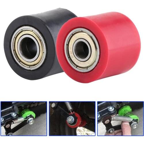 10mm Motorcycle Motocross ATV Chain Pulley Roller Slider Wheel Guide Tensioner