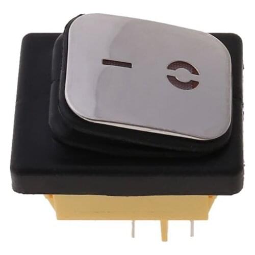 13MA Waterproof Rocker Switch Stainless Steel Surface 30A 220V LED 4Pin IP67 On-Off for stove