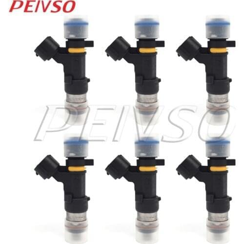 6x 0280158042 16600-CD700 fuel injector for Infiniti G35 2004~2007 FX35 2005~2008 M35 2006~2008 3.5L V6