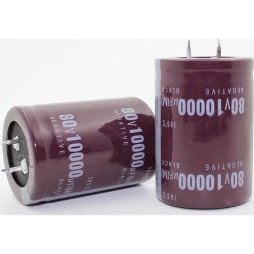 80V10000uf 10000uf 80v Electrolytic Capacitor Radial 35x50mm