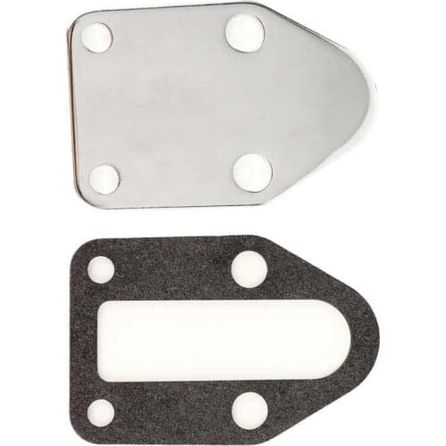 Car accesories Vacuum Solenoid Valve Fuel Pump Mounting Plate Gasket without Hole Fit for Chevy SB 283 327 350 383 400 Engines