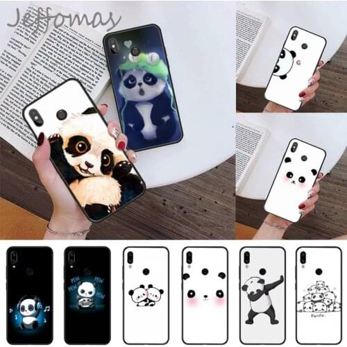 Cute Cartoon animal panda Painted Phone Case For Xiaomi Redmi note 4 4X 8T 9 9s 10 K20 K30 cc9 9t pro lite max