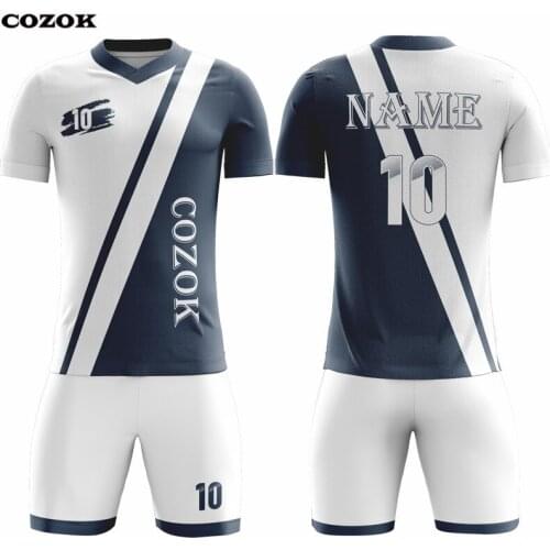 Men Soccer Jersey Set Uniforms Jersey Sublimation Set Kids Football Shirts Sports Uniform Training Suit