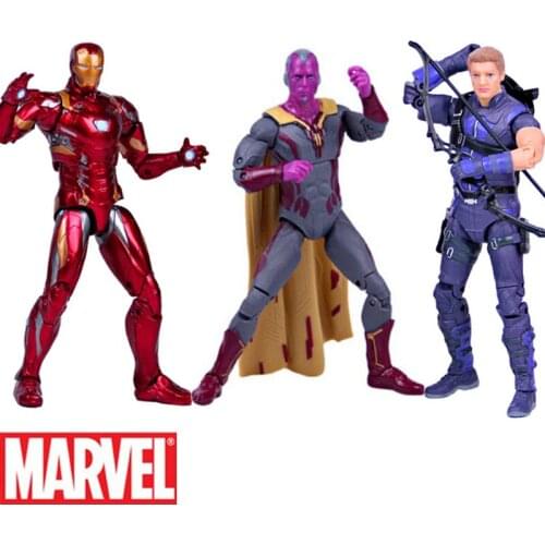 Hasbro The Avengers Captain America Iron Man Winter Soldier Falcon Black Widow Vision Joints Movable Action Figure Model Toys