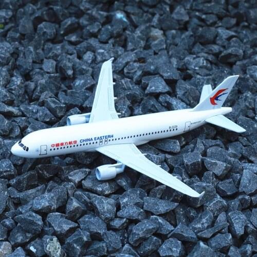 China Easter A320 Airplane Diecast Aircraft Model 6" Metal Plane Aeroplane Office Decor Mini Moto Toys for Children