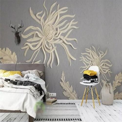 Beautiful TV background wall professional production mural factory wholesale wallpaper mural poster photo wall