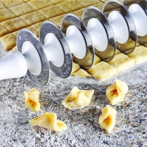 Mantımatik Mantı Makarna Ravioli Kesme Merdanesi Bıçaklı Mantı Kesme Aparatı Mutfak Aleti Pratik Mutfak Gereci