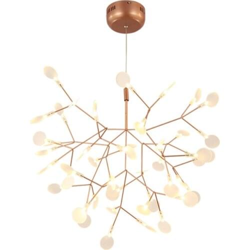 Multiple Branch Design Fancy LED Chandeliers Modern Hotel Home Living Room Decoration Lamp