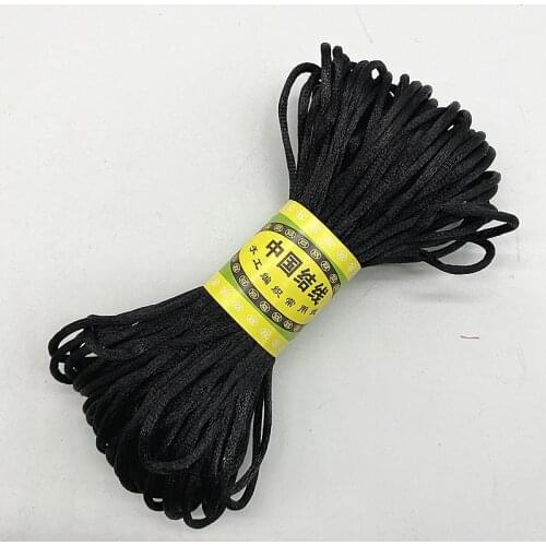 New 20yards/lot 1.5 2.5mm Chinese Knot Line Cord Silk Satin Cord Nylon Cord DIY String Necklace Bracelets Cord #02