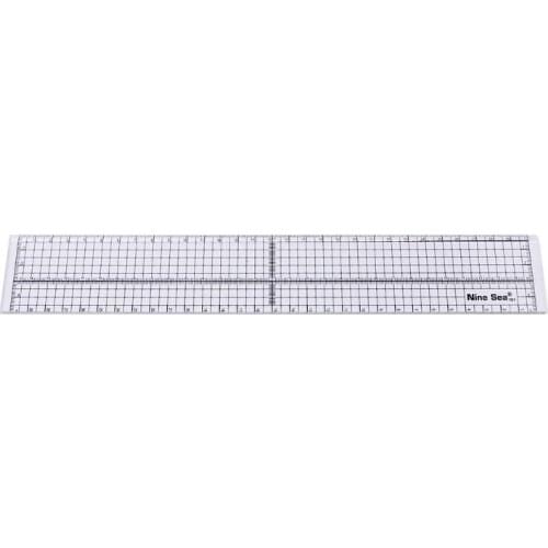 Quilting Sewing Patchwork Foot Aligned Ruler Grid Cutting Edge Tailor Crafts 72XF