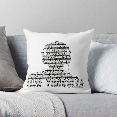 Lose Yourself Throw Pillow Cushion Cover Polyester throw pillows case on sofa home living room car seat decor 45x45cm