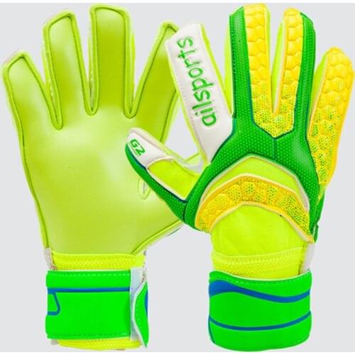 Professional mens kids soccer goalkeeper gloves women football goalie gloves goal keeper latex 5 finger save protect breathable
