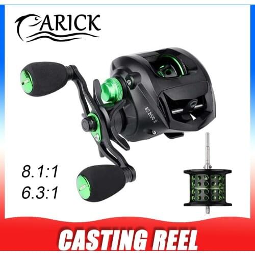 Prevent Line Entanglement Fishing Reel 2000 Metal Spool 8KG Max Drag 6.3:1 8.1:1 Freshwater Carp Casting Fishing Reel Wheel