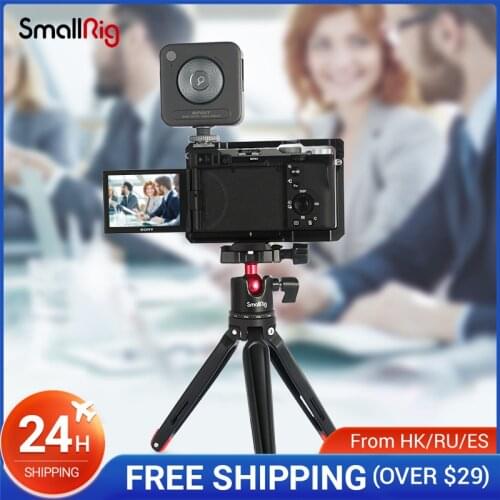 SmallRig Lightweight Vlog Kit For Sony A7C Camera cage Set With Tabletop Mini Tripod Panoramic Ball Head Rig Set 3134