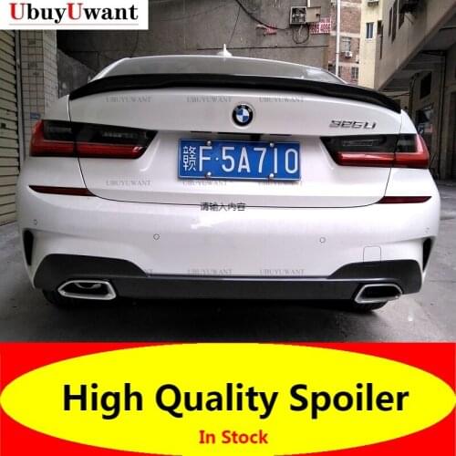 Performance Style Carbon Fiber Rear Trunk Spoiler For BMW New 3 Series 320i 330i 335i 340i 2019 2020 2021 Year G20 Spoiler Wing