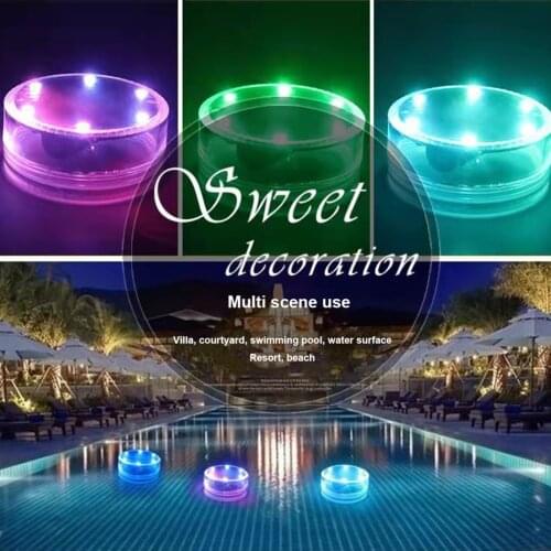 LED SolarFloating Light Waterproof SwimmingPool Lamp Colorful Night Light with Remote Control for Pond Fountain Aquarium Decor