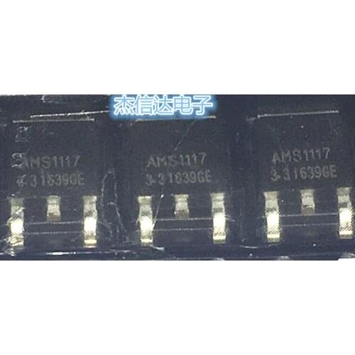 10PCS AMS1117CD-3.3 AMS1117-3.3 AMS1117CD-5.0 AMS1117-5.0 TO-252 1A 3.3V/5V Linear Regulator