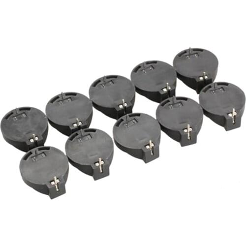 10 Pcs/Set Portable CR2032 CR2025 General Button Battery Clip Holder Box Case JR Deals