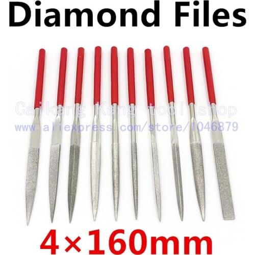 10 / pack. Diamond Files. Contain different shapes. Assorted rasp. Emery rasp. Repair shaping rasp. 4*160mm