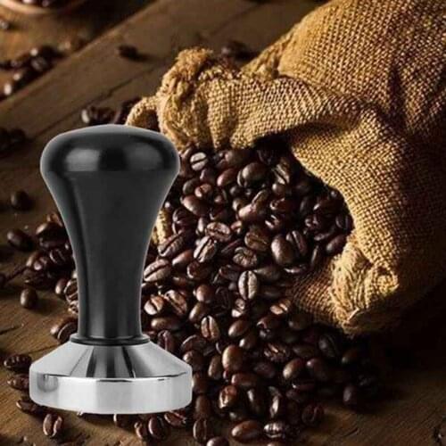 58mm Stainless Steel Coffee Tamper Flat Base Espresso Beans Press Tool Coffee Powder Pressing Tool