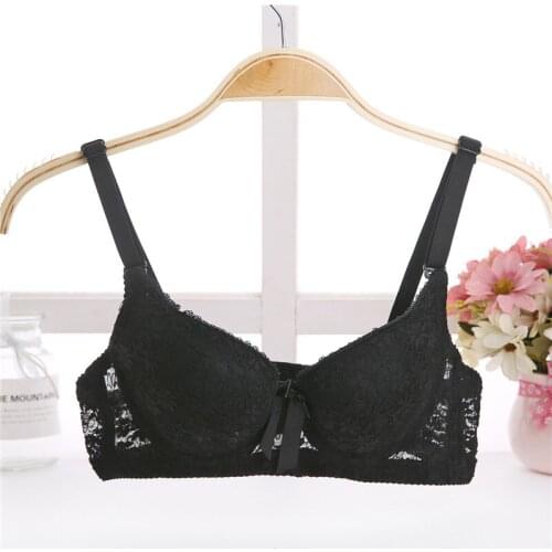 Good quality summer sexy push up bra underwear small chest t shirt bra adjustable lace Womens bra big size 34 36 38