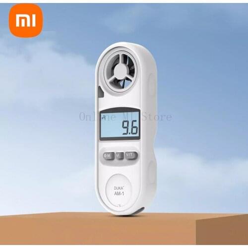 Xiaomi DUKA Digital Anemometer Wind Measuring Instrument Finger-sized can measure wind speed and temperature at the same time
