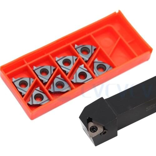 SER 2525M16 SEL 2525M16 External Thread Turning Tool Holder 16ER 12W BMC 16ER 18W BMA 16ER 8W LDC 16ER 20W LDA Carbide Inserts